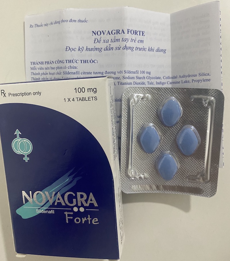 Thuốc Novagra Forte 100mg cương dương chống xuất tinh sớm