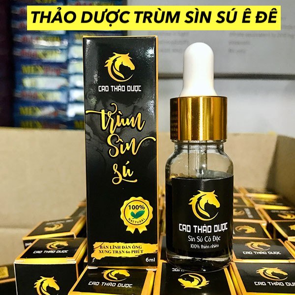 Trùm sìn sú 10ml Ê Đê cao thảo dược giúp kéo dài quan hệ hiệu quả