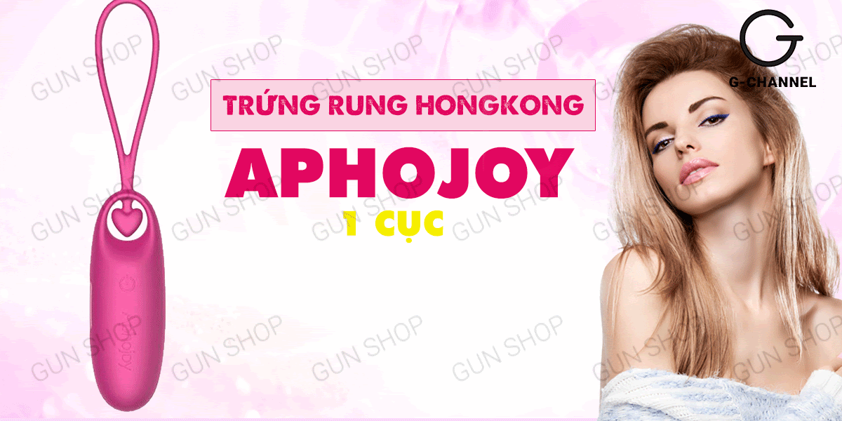 Trứng rung 1 đầu Aphojoy không dây sạc điện dễ dùng Trứng rung 1 đầu Aphojoy không dây sạc điện dễ dùng