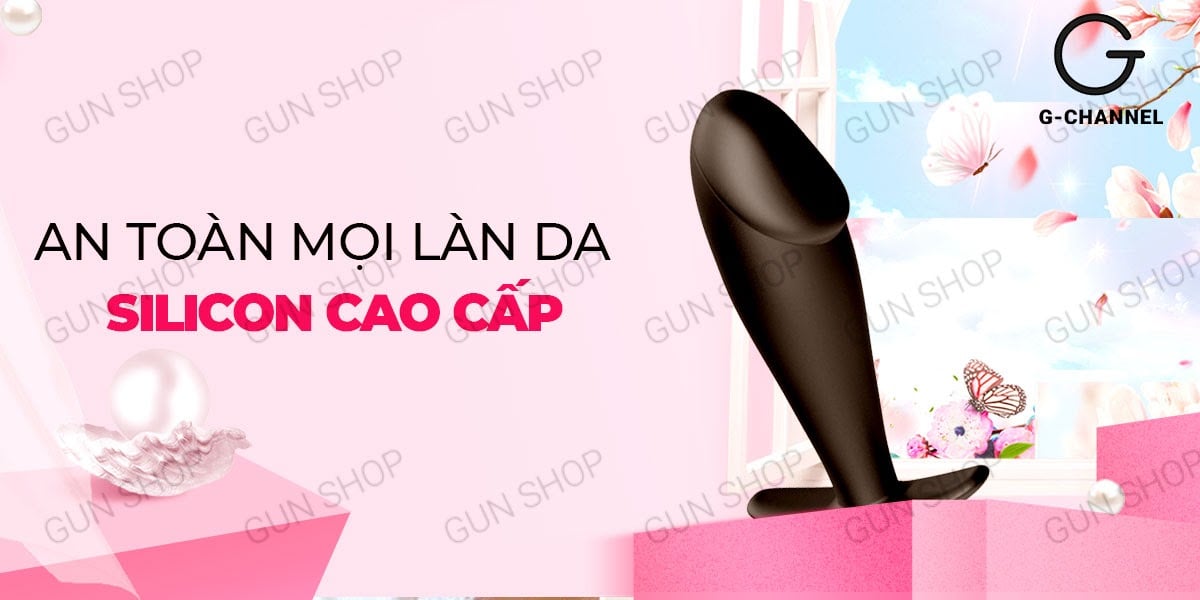 Trứng rung hậu môn Pretty Love Butt Plug rung mạnh chống nước pin sạc
