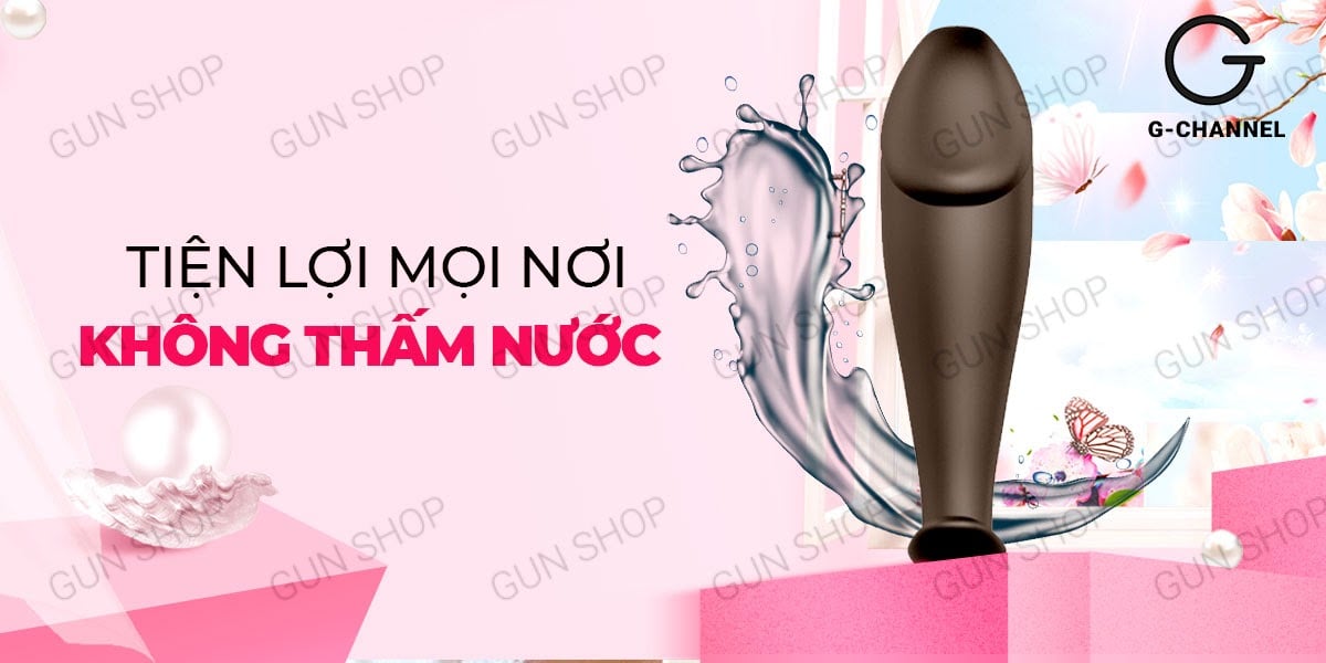 Trứng rung hậu môn Pretty Love Butt Plug rung mạnh chống nước pin sạc
