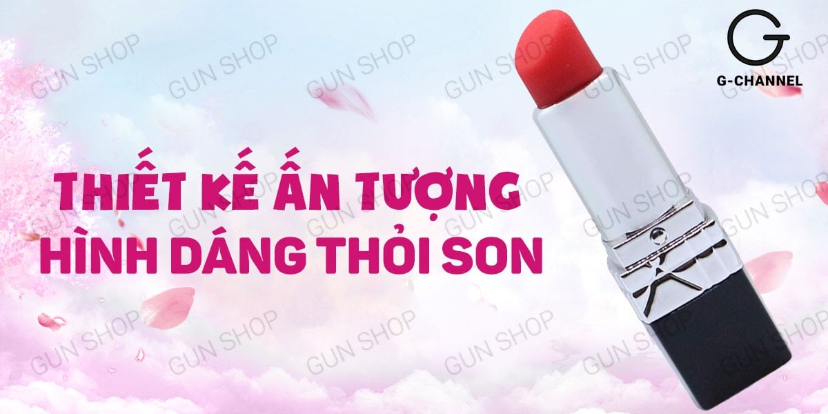 Trứng rung thỏi son nhỏ gọn nhiều chế độ, sạc điện tiện lợi Trứng rung thỏi son nhỏ gọn nhiều chế độ, sạc điện tiện lợi