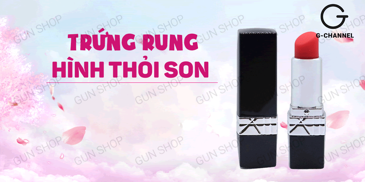 Trứng rung thỏi son nhỏ gọn nhiều chế độ, sạc điện tiện lợi Trứng rung thỏi son nhỏ gọn nhiều chế độ, sạc điện tiện lợi