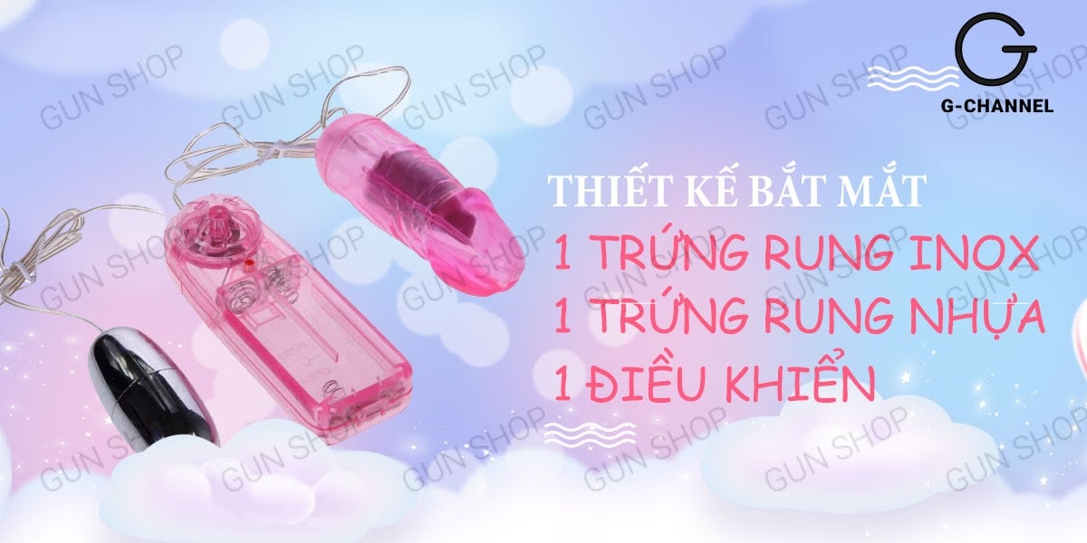 Trứng rung inox 2 đầu Baile Give You A Scare thăng hoa mỗi lần yêu Trứng rung inox 2 đầu Baile Give You A Scare thăng hoa mỗi lần yêu