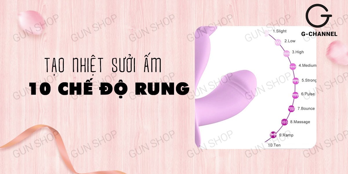 Trứng rung không dây Leten tạo nhiệt sạc điện điều khiển từ xa