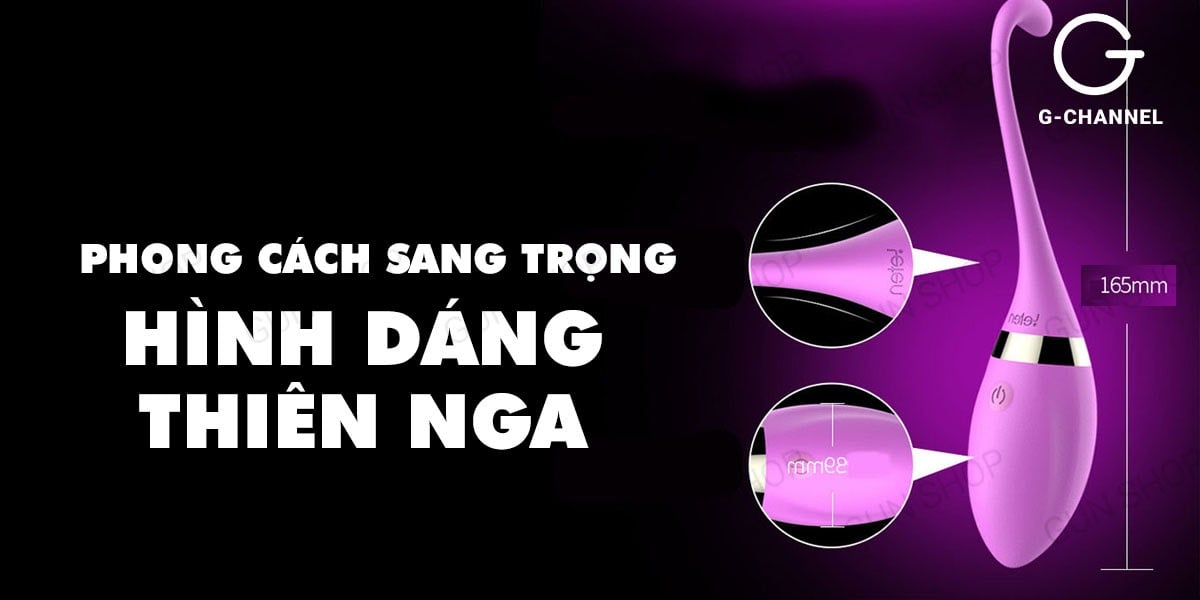 Trứng rung Leten Swan không dây sạc điện kích thích điểm nhạy cảm Trứng rung Leten Swan không dây sạc điện kích thích điểm nhạy cảm