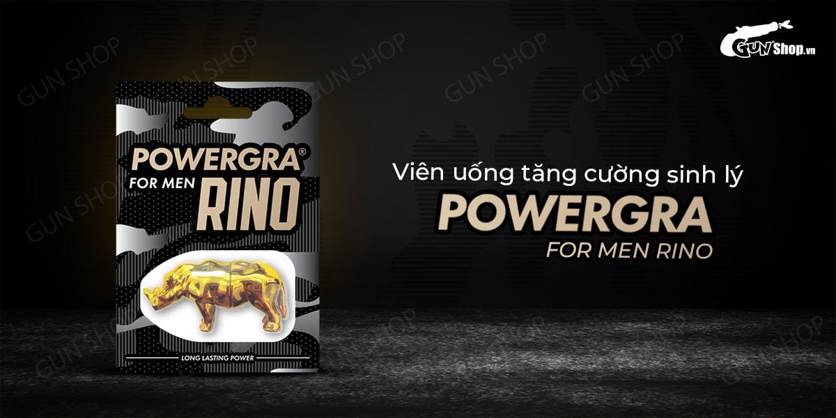 Viên uống Powergra For Men Rino phục hồi sinh lý kéo dài thời gian nam