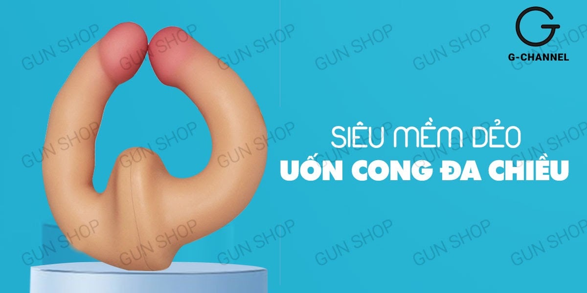 Dương vật giả 2 đầu Lovetoy Holy Dong đa chiều mềm mại dẻo dai