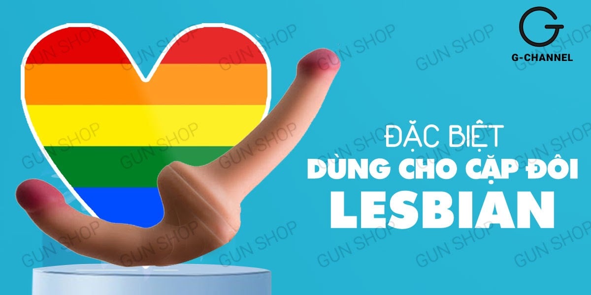 Dương vật giả 2 đầu Lovetoy Holy Dong đa chiều mềm mại dẻo dai