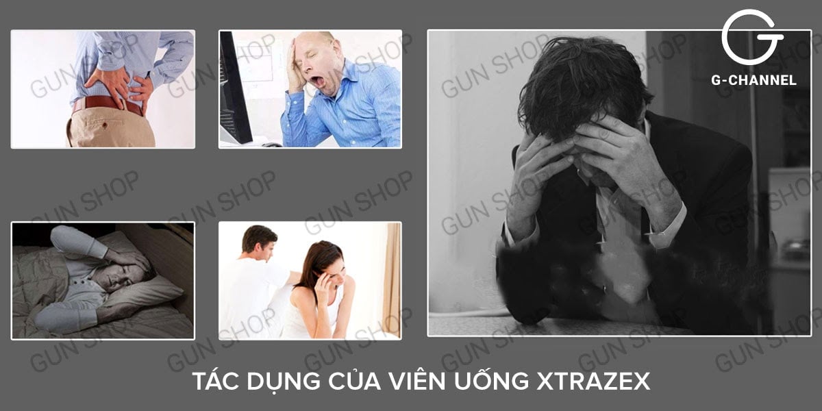 Viên sủi Xtrazex hỗ trợ cương dương tăng sinh lý nam tự nhiên