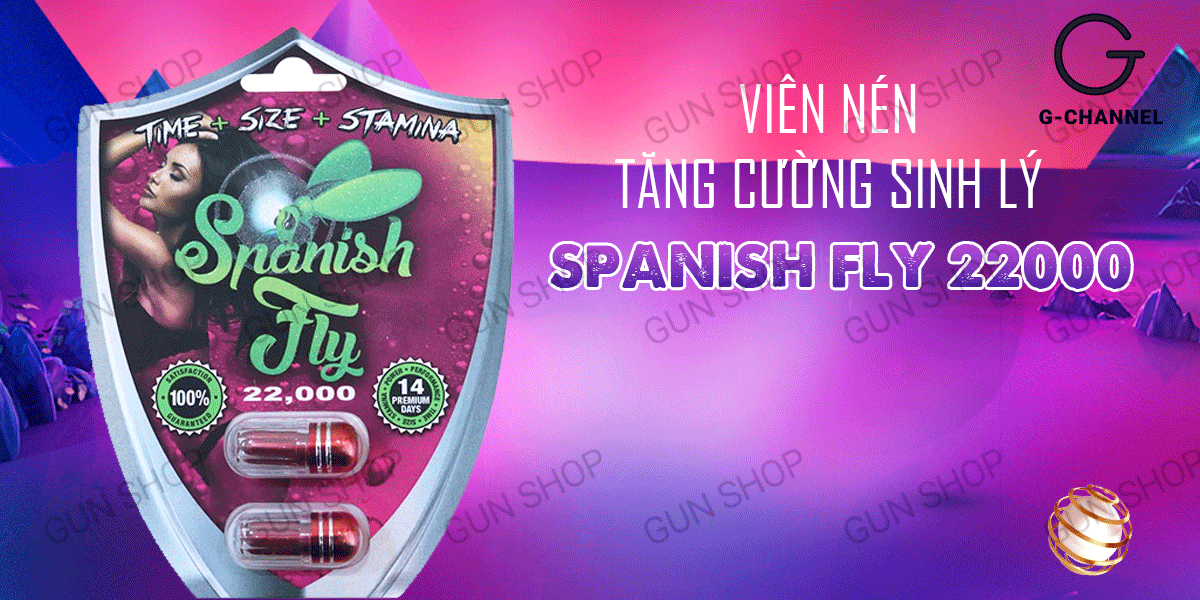 Viên uống Spanish Fly 22000 hỗ trợ cương dương tăng sinh lý nam hiệu quả