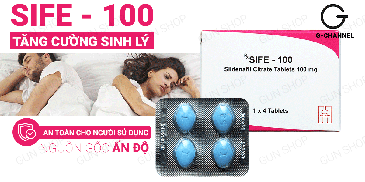 Viên uống hỗ trợ cương dương tăng sinh lý nam Sife 100 hộp 4