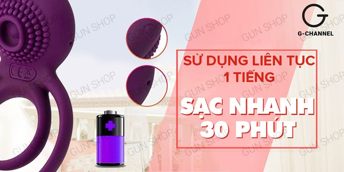 Vòng rung Svakom Tammy tăng khoái cảm kéo dài thời gian sạc điện tiện lợi