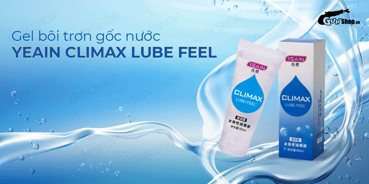  Đánh giá Gel bôi trơn gốc nước - Yeain Climax Lube Feel - Chai 60ml tốt nhất
