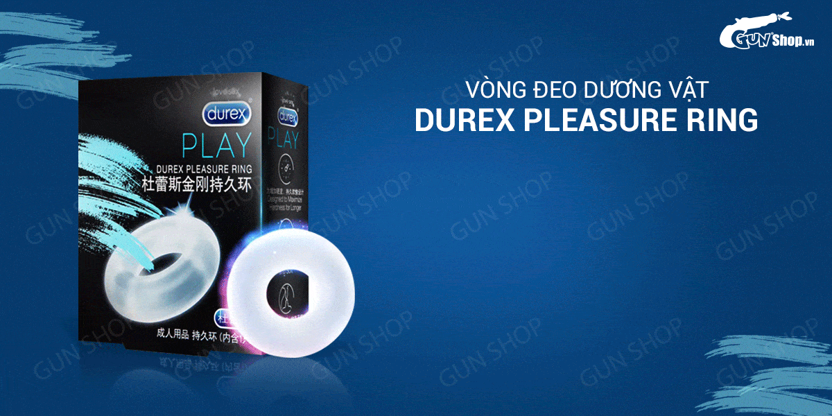  Bảng giá Vòng đeo dương vật tăng khoái cảm kéo dài thời gian - Durex Pleasure Ring mới