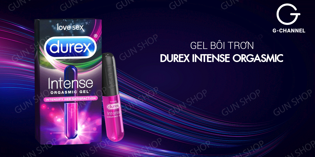Phân phối Gel bôi trơn kích thích và tăng khoái cảm nữ - Durex Intense Orgasmic - Chai 10ml 
