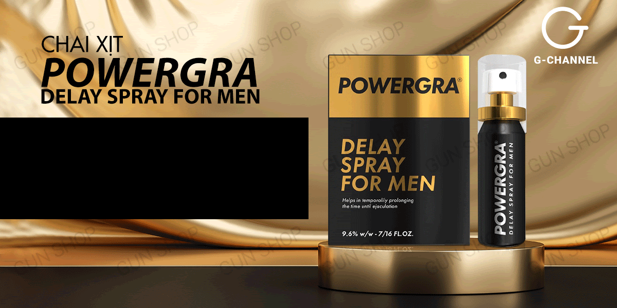  Bỏ sỉ Chai xịt Mỹ Powergra Delay Spray For Men - Kéo dài thời gian - Chai 13ml 