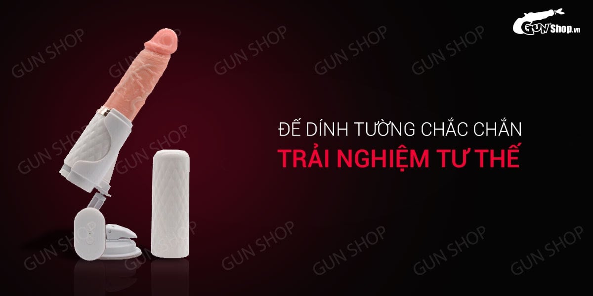  Kho sỉ Dương vật giả dính tường rung thụt tự động sạc điện - Uegea hàng xách tay