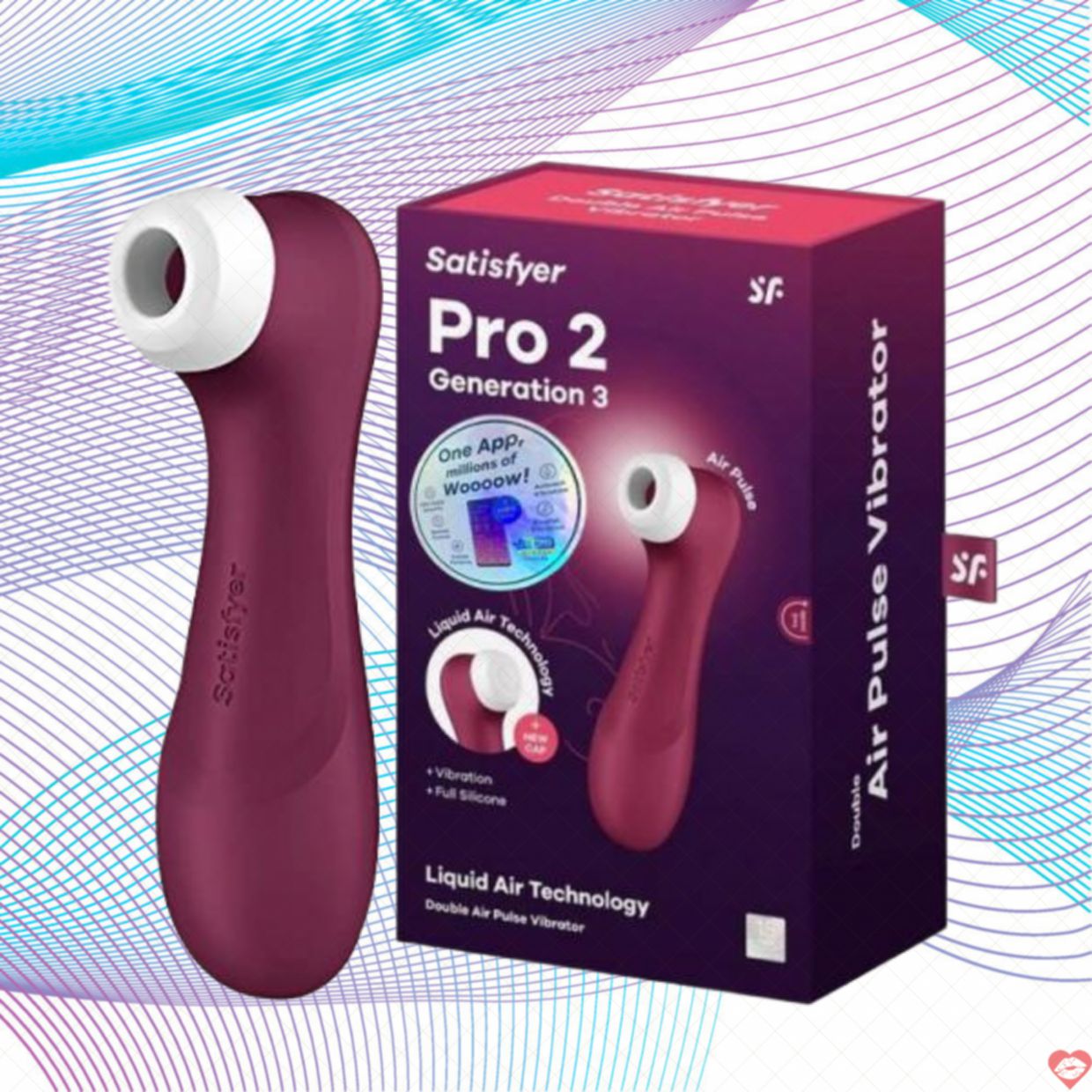 Máy bú mút Satisfyer Pro2 thế hệ 3 điều khiển từ xa qua app tiện lợi 