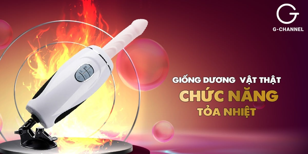 Cung cấp Dương vật giả dính tường thụt cực mạnh xoay 360 độ tỏa nhiệt - Stroking Man III -