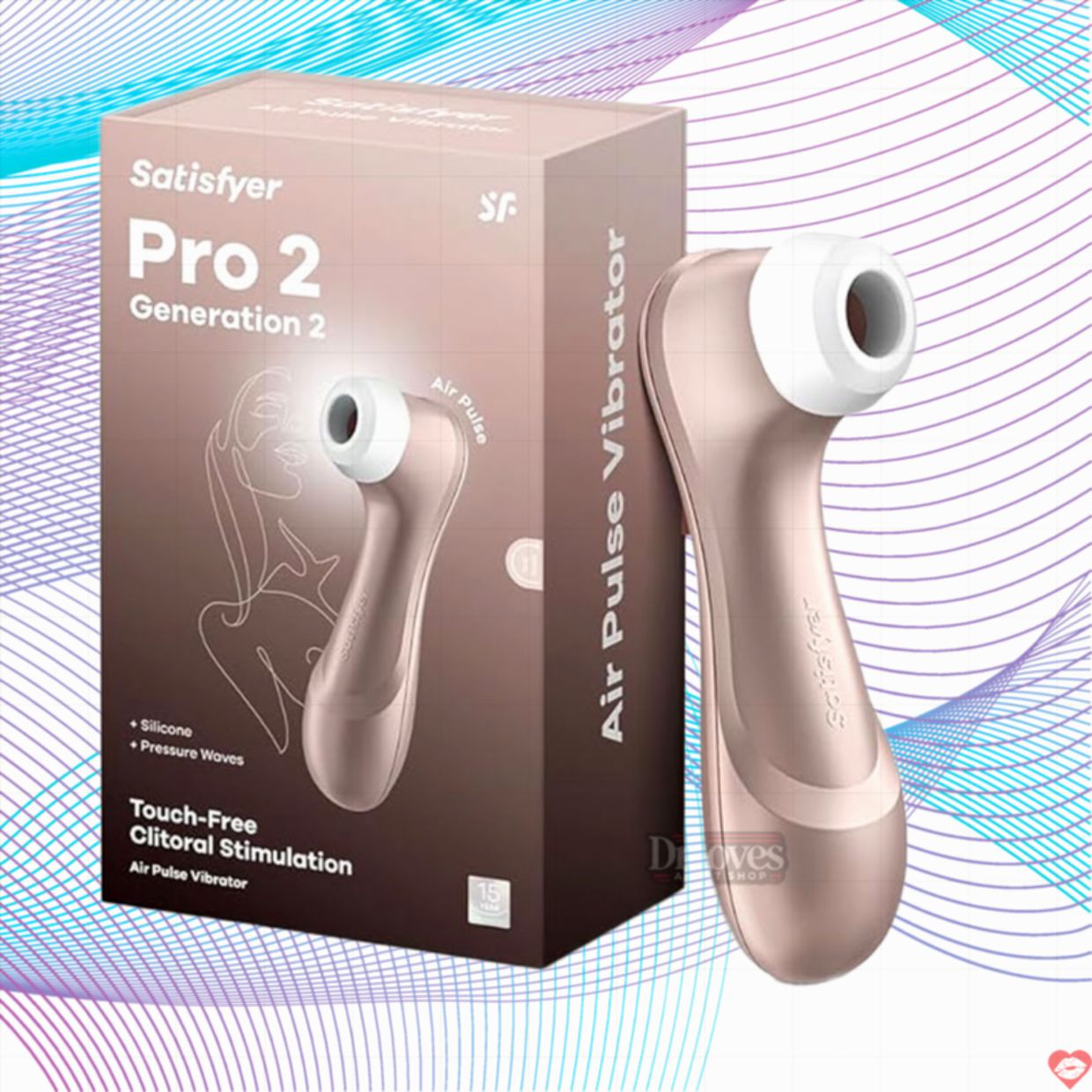 Máy rung hút Satisfyer Pro 2 Gen 2 massage điểm G sạc pin chuẩn Đức 