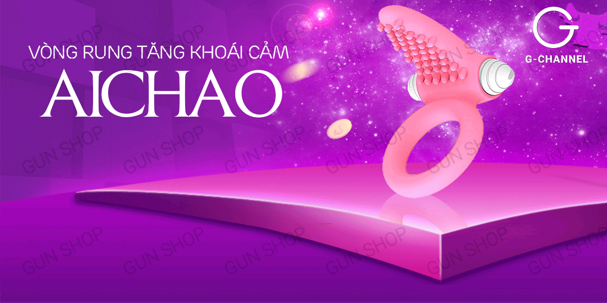  Bảng giá Vòng rung tăng khoái cảm Aichao - Rung mạnh gai nổi lớn pin tốt nhất
